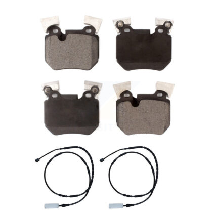 Rear Semi-Metallic Disc Brake Pads And Wear Sensors Kit For 2012-2013 BMW 135i 3.0L KPW-101203