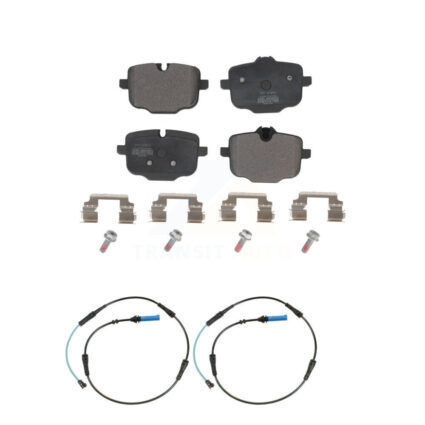 Rear Semi-Metallic Brake Pads Wear Sensor Kit For BMW 530i xDrive 540i 750i M550i X6 530e KPW-101211