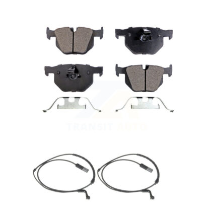 Rear Semi-Metallic Disc Brake Pads And Wear Sensors Kit For BMW X5 X6 KPW-101216