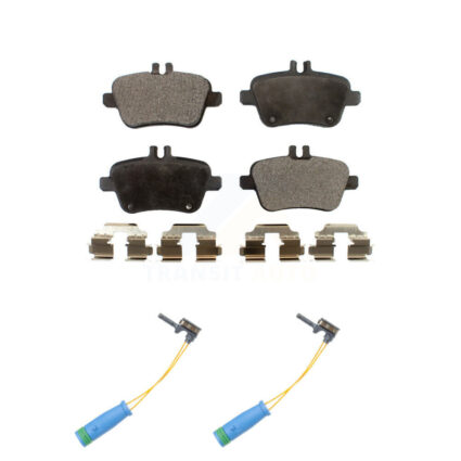 Rear Semi-Metallic Disc Brake Pads & Wear Sensor Kit For Mercedes-Benz CLA250 GLA250 2.0L KPW-101220