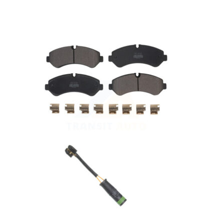 Rear Semi-Metallic Brake Pad Wear Sensor Kit For Mercedes-Benz Sprinter 4500 Freightliner KPW-101325