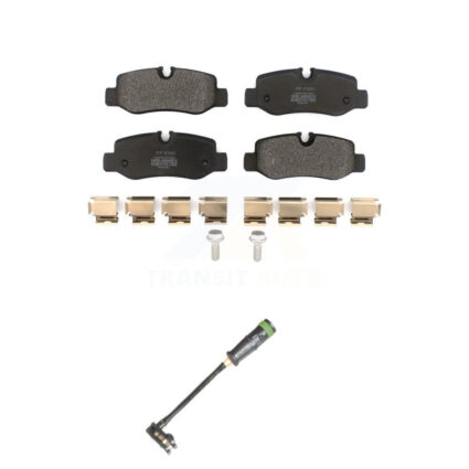 Rear Semi-Metallic Disc Brake Pads And Wear Sensors Kit For Mercedes-Benz Metris 2.0L KPW-101331