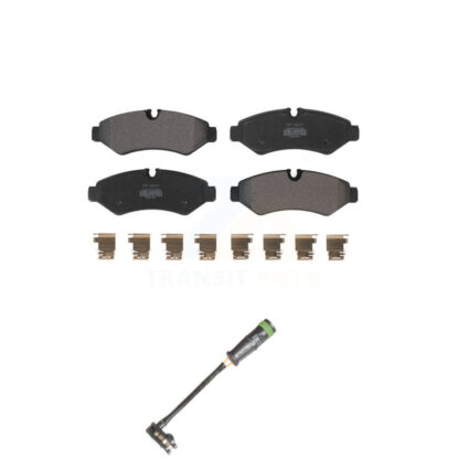 Rear Semi-Metallic Brake Pad And Wear Sensor Kit For Freightliner Sprinter 2500 3500 1500 KPW-101332