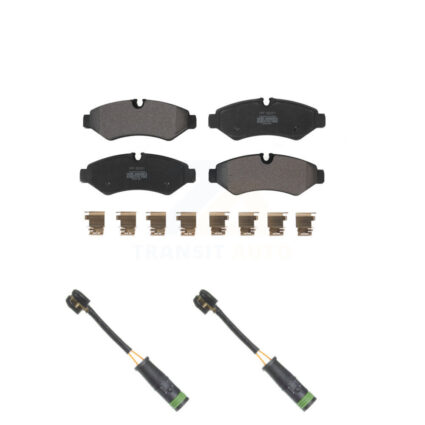 Rear Semi-Metallic Brake Pad Wear Sensor Kit For Mercedes-Benz Sprinter 4500 Freightliner KPW-101336