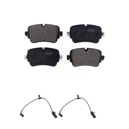 Rear Semi-Metallic Disc Brake Pads And Wear Sensors Kit For Audi Q7 Q8 A8 Quattro KPW-101338