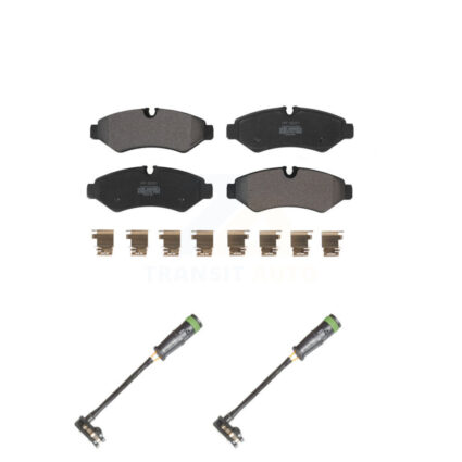 Rear Semi-Metallic Brake Pad And Wear Sensor Kit For Freightliner Sprinter 2500 3500 1500 KPW-101342