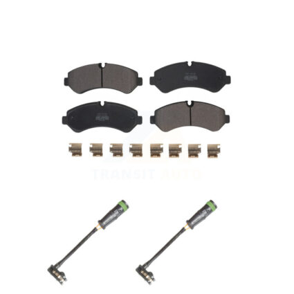 Rear Semi-Metallic Disc Brake Pads And Wear Sensors Kit For Freightliner Sprinter 3500 KPW-101343