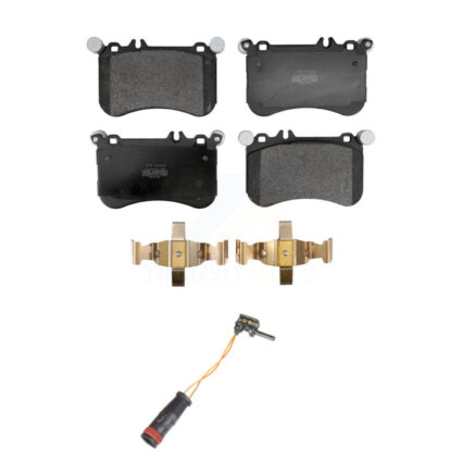 Front Semi-Metallic Disc Brake Pads And Wear Sensors Kit For Mercedes-Benz CLS550 E550 KPW-101390