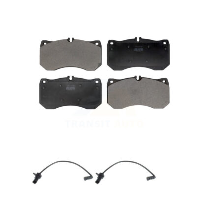 Front Semi-Metallic Disc Brake Pads And Wear Sensors Kit For Audi S6 S7 S8 KPW-101400