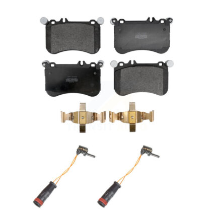 Front Semi-Metallic Disc Brake Pads And Wear Sensors Kit For Mercedes-Benz CLS550 E550 KPW-101409