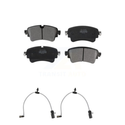 Rear Semi-Metallic Brake Pad And Wear Sensor Kit For Audi Q5 A6 Quattro A7 Sportback PHEV KPW-101413