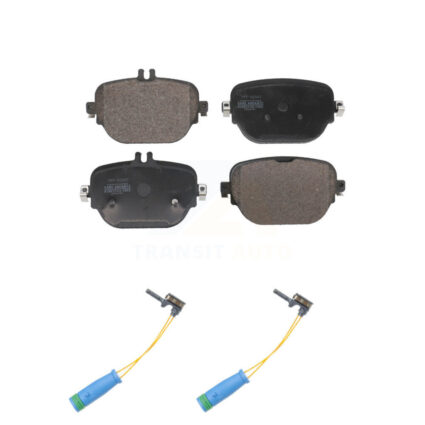 Rear Semi-Metallic Brake Pads Wear Sensor Kit For Mercedes-Benz E400 E450 E53 AMG E43 E63 KPW-101418
