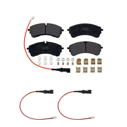 Rear Semi-Metallic Disc Brake Pads And Extra Wear Sensors Kit For Ford Transit-350 HD KPW-101421