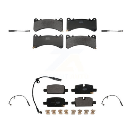 Front Rear Semi-Metallic Brake Pad Extra Wear Sensor Kit For GMC Sierra 1500 Chevrolet XL KPW-101488
