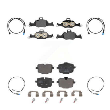 Front Rear Semi-Metallic Brake Pad And Wear Sensor Kit For BMW X5 X6 With Standard Brakes KPW-101491