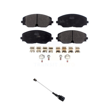 Front Semi-Metallic Disc Brake Pads And Wear Sensors Kit For Volkswagen Atlas Cross Sport KPW-101565