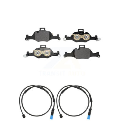 Front Semi-Metallic Disc Brake Pad And Wear Sensor Kit For BMW X5 X6 With Standard Brakes KPW-101582