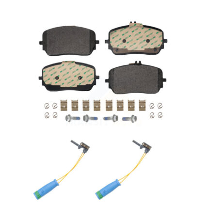 Front Semi-Metallic Brake Pad & Wear Sensor Kit For Mercedes-Benz GLE450 GLS450 GLE53 AMG KPW-101592