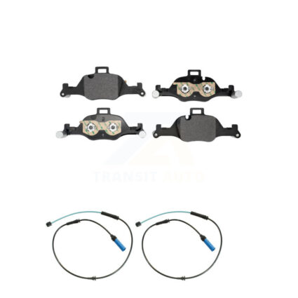 Front Semi-Metallic Disc Brake Pad And Wear Sensor Kit For BMW 530i xDrive 540i 530e 540d KPW-101596