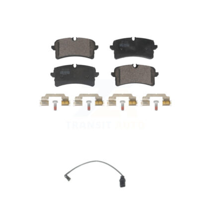Rear Semi-Metallic Disc Brake Pads And Wear Sensors Kit For Audi A7 Quattro S6 RS7 S7 KPW-101619