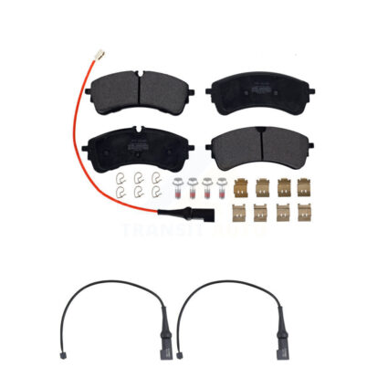 Rear Semi-Metallic Disc Brake Pads And Extra Wear Sensors Kit For Ford Transit-350 HD KPW-101625
