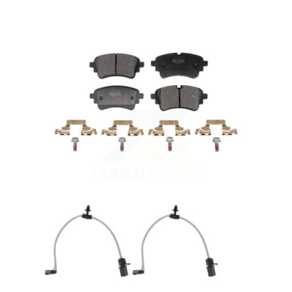 Rear Semi-Metallic Brake Pad Wear Sensor Kit For Audi Q5 Sportback SQ5 PHEV A6 Quattro A7 KPW-101632