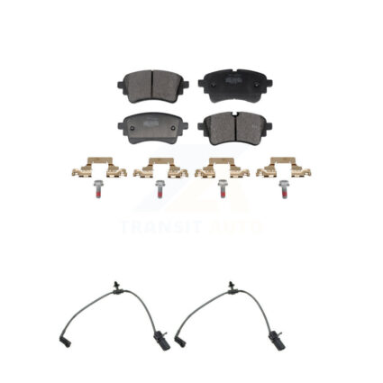 Rear Semi-Metallic Brake Pads Wear Sensor Kit For Audi A5 Sportback A4 Quattro S5 allroad KPW-101633