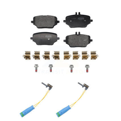 Rear Semi-Metallic Disc Brake Pads And Wear Sensors Kit For Mercedes-Benz GLE350 KPW-101641