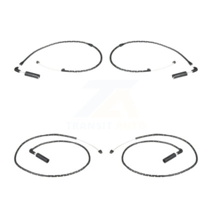 Front Rear Brake Pads Wear Sensor (4 Pack) For 2004-2010 BMW X3 KSE-100116
