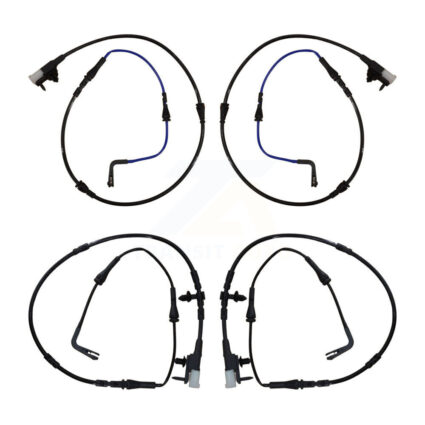 Front Rear Brake Pads Wear Sensor (4 Pack) For Jaguar XE XF KSE-100135