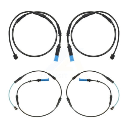 Front Rear Brake Pads Wear Sensor (4 Pack) For 20 BMW X6 3.0L 4.4L with Disc rear brakes KSE-100138