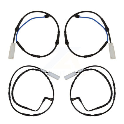 Front Rear Brake Pads Wear Sensor (4 Pack) For BMW 135i 135is 3.0L KSE-100146