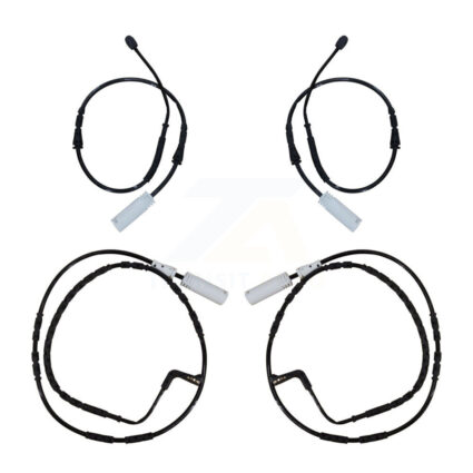 Front Rear Brake Pads Wear Sensor (4 Pack) For BMW 128i 3.0L KSE-100147