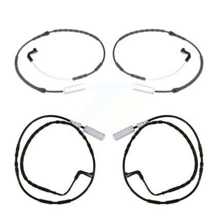 Front Rear Brake Pads Wear Sensor (4 Pack) For 2009-2010 BMW 328i xDrive 335i 3.0L KSE-100148