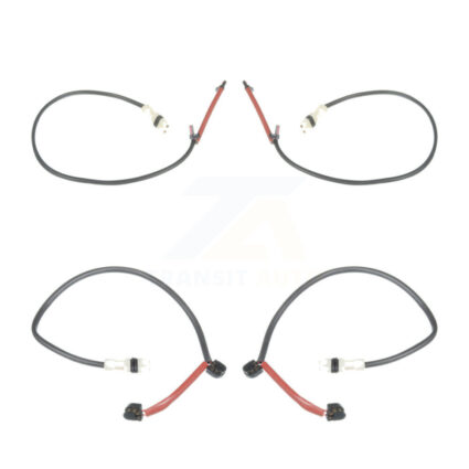 Front Rear Brake Pads Wear Sensor (4 Pack) For 2012 Porsche 911 without Ceramic Rotor KSE-100152