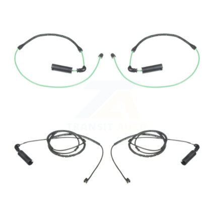 Front Rear Brake Pads Wear Sensor (4 Pack) For BMW 330Ci 325xi 330i 330xi KSE-100159