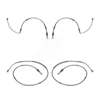 Front Rear Brake Pads Wear Sensor (4 Pack) For BMW 328i xDrive 330i 320i 335i 428i 328d 3 KSE-100160