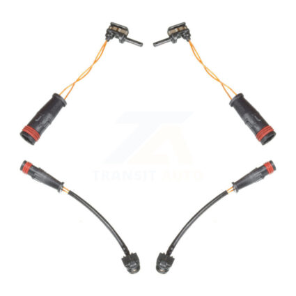 Front Rear Brake Pads Wear Sensor (4 Pack) For 2021 Mercedes-Benz S63 AMG 4.0L KSE-100173