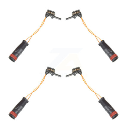 Front Rear Brake Pads Wear Sensor (4 Pack) For Mercedes-Benz C300 GLK350 GLK250 C350 E350 KSE-100174
