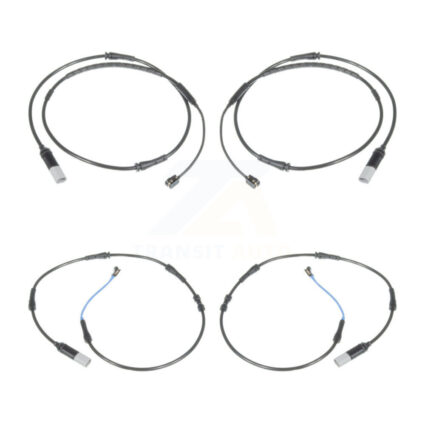 Front Rear Brake Pads Wear Sensor (4 Pack) For BMW 528i 650i 535i xDrive Gran Coupe 640i KSE-100184