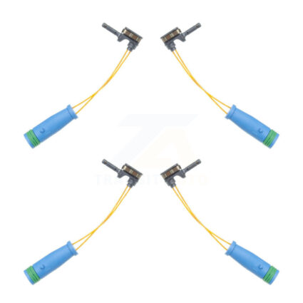 Front Rear Brake Pads Wear Sensor (4 Pack) For Mercedes-Benz GLC300 C300 GLE450 GLE350 S KSE-100199