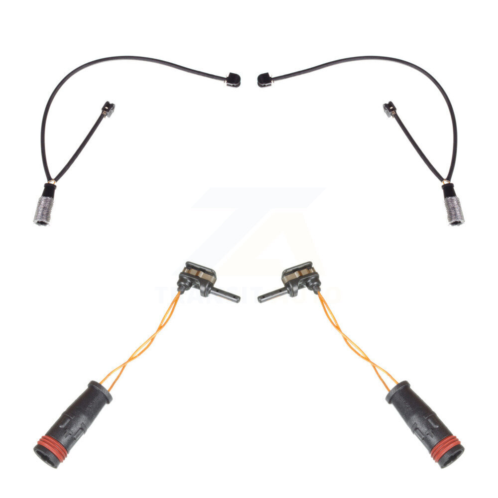 Front Rear Brake Pads Wear Sensor (4 Pack) For Mercedes-Benz E63 AMG S GT R C Black 63 KSE-100203