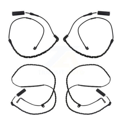 Front Rear Brake Pads Wear Sensor (4 Pack) For 2006-2009 Land Rover Range 4.2L KSE-100221