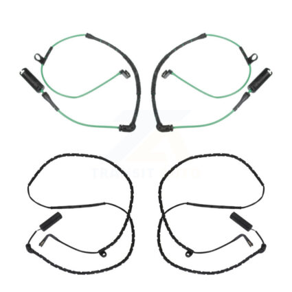 Front Rear Brake Pads Wear Sensor (4 Pack) For Land Rover Range KSE-100223