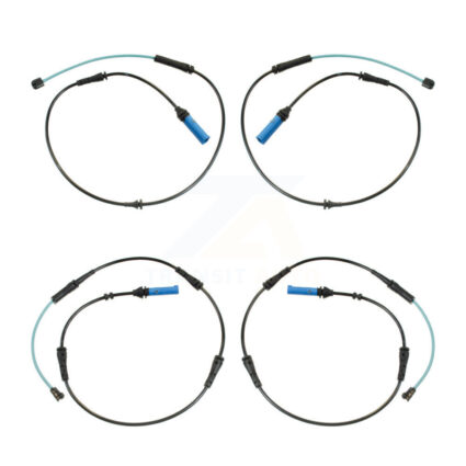 Front Rear Brake Pads Wear Sensor (4 Pack) For BMW 530i xDrive 540i 750i M550i M5 M850i KSE-100225