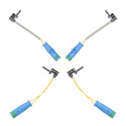 Front Rear Brake Pads Wear Sensor (4 Pack) For Mercedes-Benz E53 AMG CLS53 SL63 SL55 SL43 KSE-100227