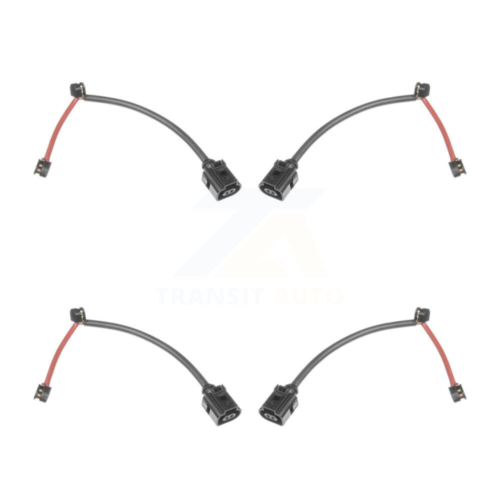 Front Rear Brake Pads Wear Sensor (4 Pack) For 2015 Porsche 918 Spyder KSE-100228