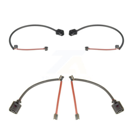 Front Rear Brake Pads Wear Sensor (4 Pack) For Audi Q7 Porsche Cayenne KSE-100237