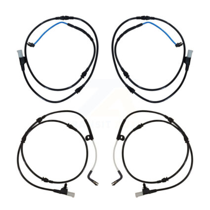 Front Rear Brake Pads Wear Sensor (4 Pack) For Land Rover Range Sport with 380mm Rotor KSE-100244