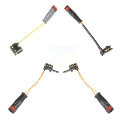 Front Rear Brake Pads Wear Sensor (2 Pack) For 04-06 Mercedes-Benz E500 4Matic with 5.0L KSE-100394